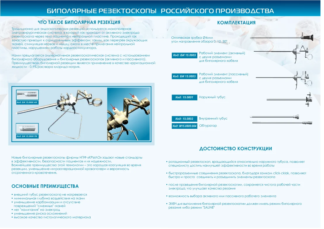 Биполярный резектоскоп