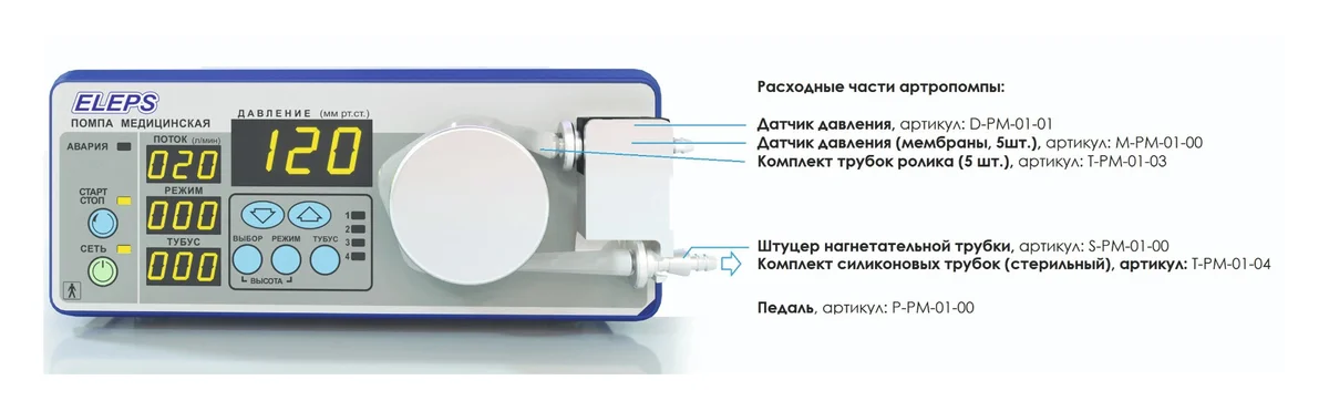 Датчик давления артропомпы