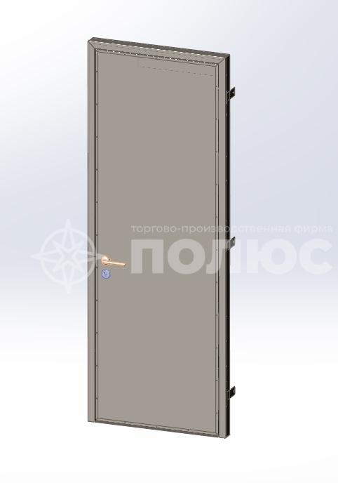 Двери рентгенозащитные со скрытыми петлями