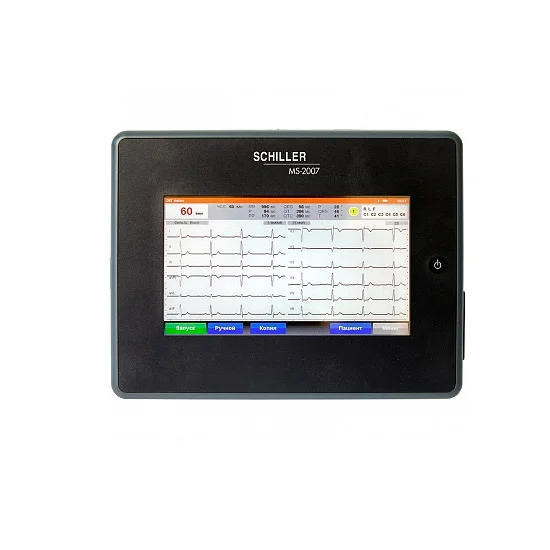 Электрокардиограф CARDIOVIT MS-2007 c цветным 7” сенсорным экраном, встроенным термопринтером