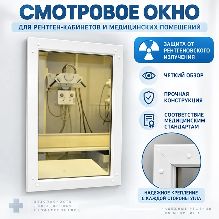 Окно смотровое рентгенозащитное РЕНЕКС ОСРЗ