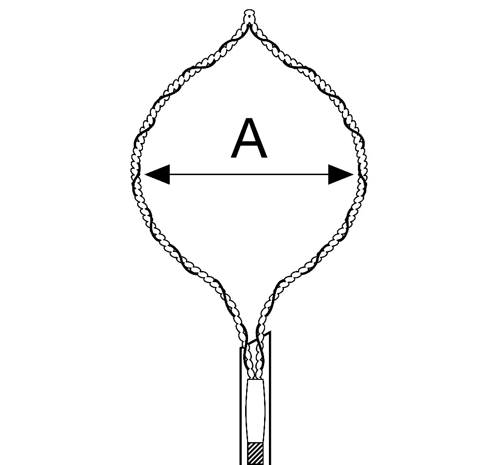 Овальные жесткие спиральные электрохирургические петли