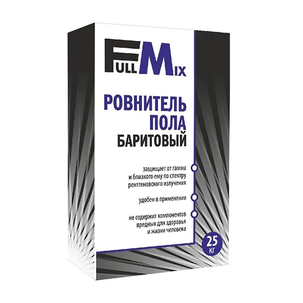 Ровнитель для пола баритовый FullMix — Материалы рентгенозащитные