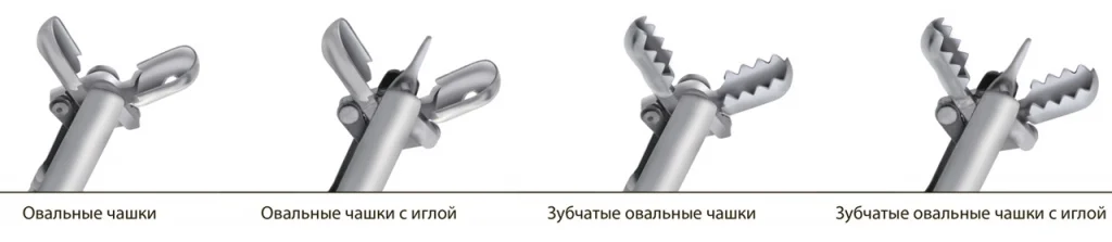 Щипцы биопсийные с зубчатыми овальными чашками без иглы одноразовые GBF-23-23-230 — Щипцы биопсийные
