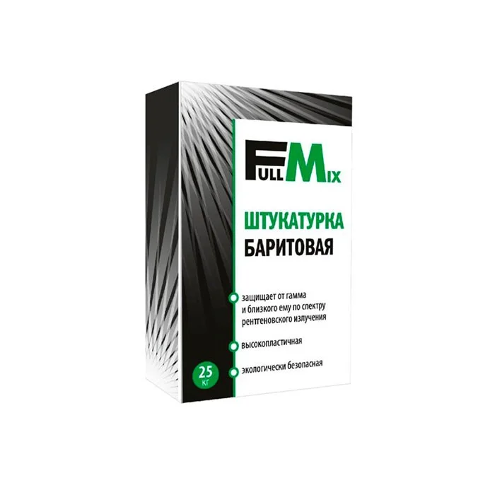 Штукатурка баритовая рентгенозащитная FullMiX