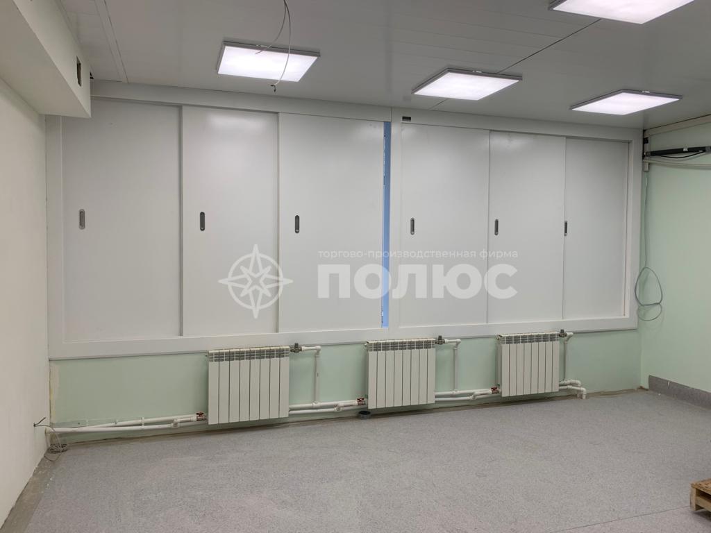 Ставни рентгенозащитные раздвижные