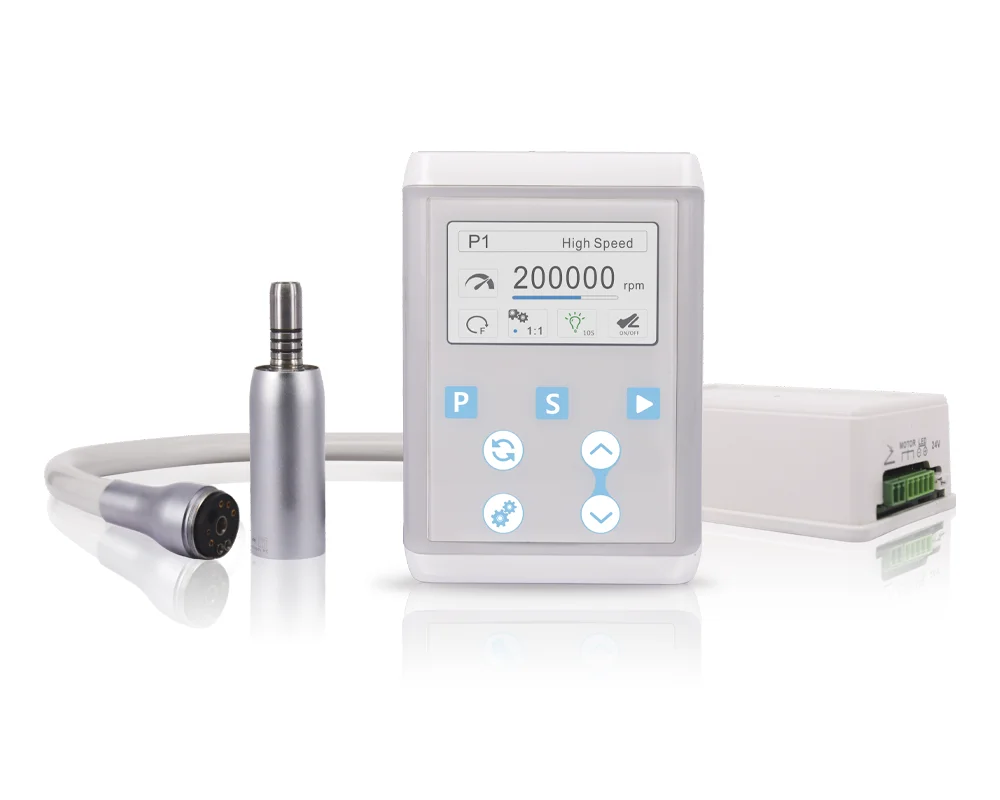 Стоматологический электрический микромотор, встраиваемый, с фиброоптикой, с диагональю ЖК-дисплея 2,95 дюйма - C-PUMA INT+