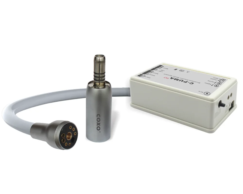 Стоматологический электрический микромотор, встраиваемый, с LED-подсветкой и скоростью вращения 2 000-40 000 об/мин - C-PUMA INT