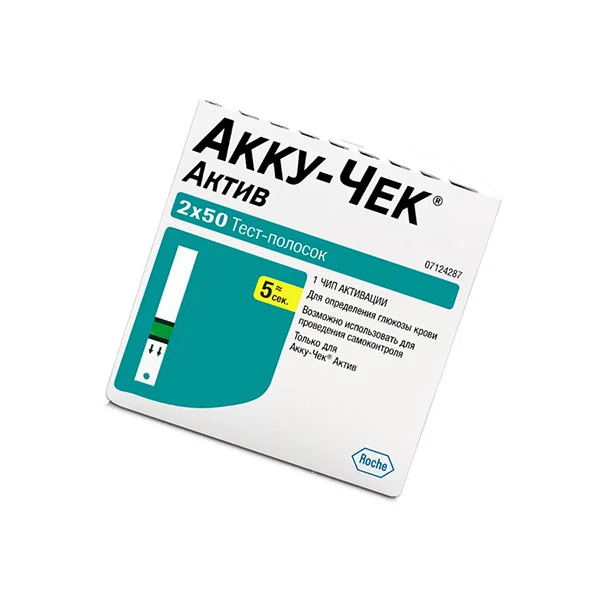 Тест-полоски Акку-Чек Актив (Accu-Chek Active) №100