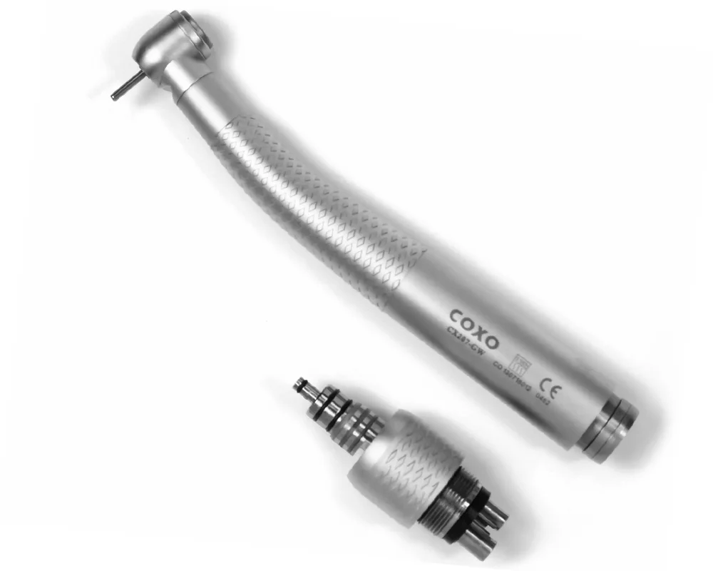 Турбинный наконечник COXO CX207-GW с фиброоптикой, с быстросъемным переходником тип W&H