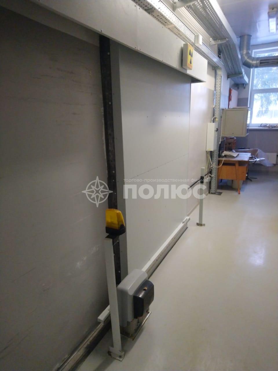 Ворота рентгенозащитные откатные