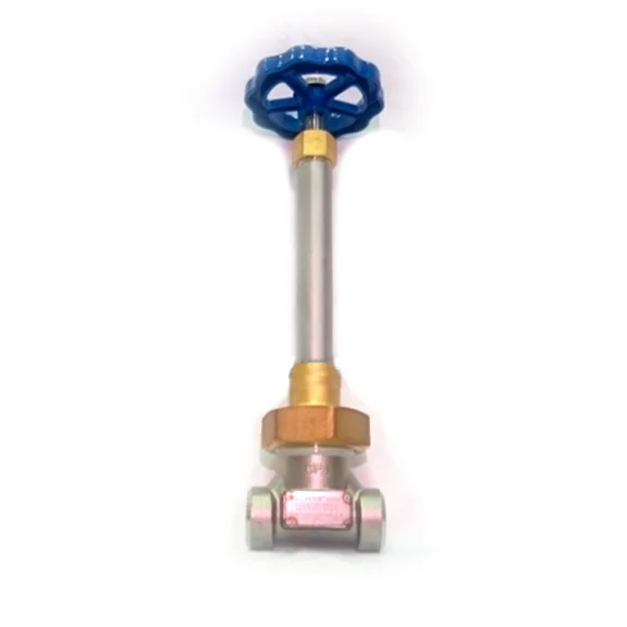 Запорный клапан криогенный типа DJ-15A с длинным штоком PN50